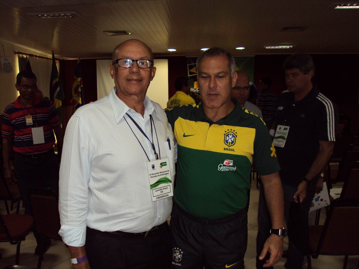 Presidente da Comiss&atilde;o de Arbitragem da CBF, Aristeu Tavares, participou do encontro.